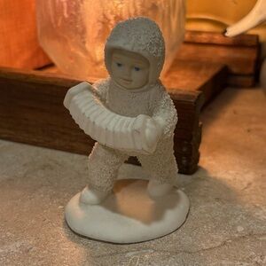 Dept. 56 Snowbabies Accordian Figurine - Preowned